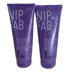 Nip + Fab Body Bust Fix Night Cream 3.4 fl oz or 100 ml New Sealed Lot of 2