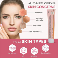 NG glow extra skin whitenig cream 20 gm for removes dark spots improve skin tone