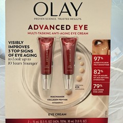 Olay Advanced Multi Tasking Anti-Aging Eye Cream 0.51oz 2 Pack