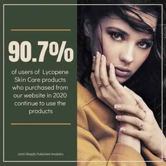 Premium Face Cream – 8% Lycopene Infused – Formulated in Italy – Models Choice