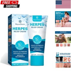 Herbal Herpes Cream – Non-Irritating, Fast Relief for Sensitive Skin – 2 oz
