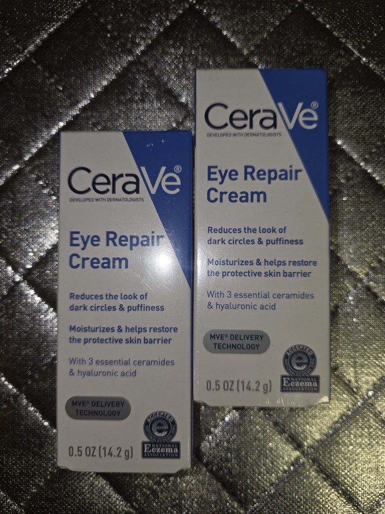 CeraVe Eye Repair Cream 0.5 oz. Eye Cream Lot Of 2
