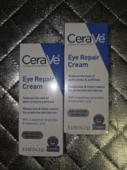 CeraVe Eye Repair Cream 0.5 oz. Eye Cream Lot Of 2
