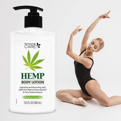 Natural Hemp Seed Oil Body Lotion 13.5 Fl Oz Moisturizer with Shea Butter