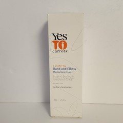 Yes To Carrots Hand & Elbow Moisturizing Cream 6.76 fl oz Carrot Seed Oil NIB