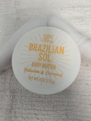 Spa Luxury Brazilian SOL Body Butters Pistachio & Caramel 6 oz. Set Of 2.