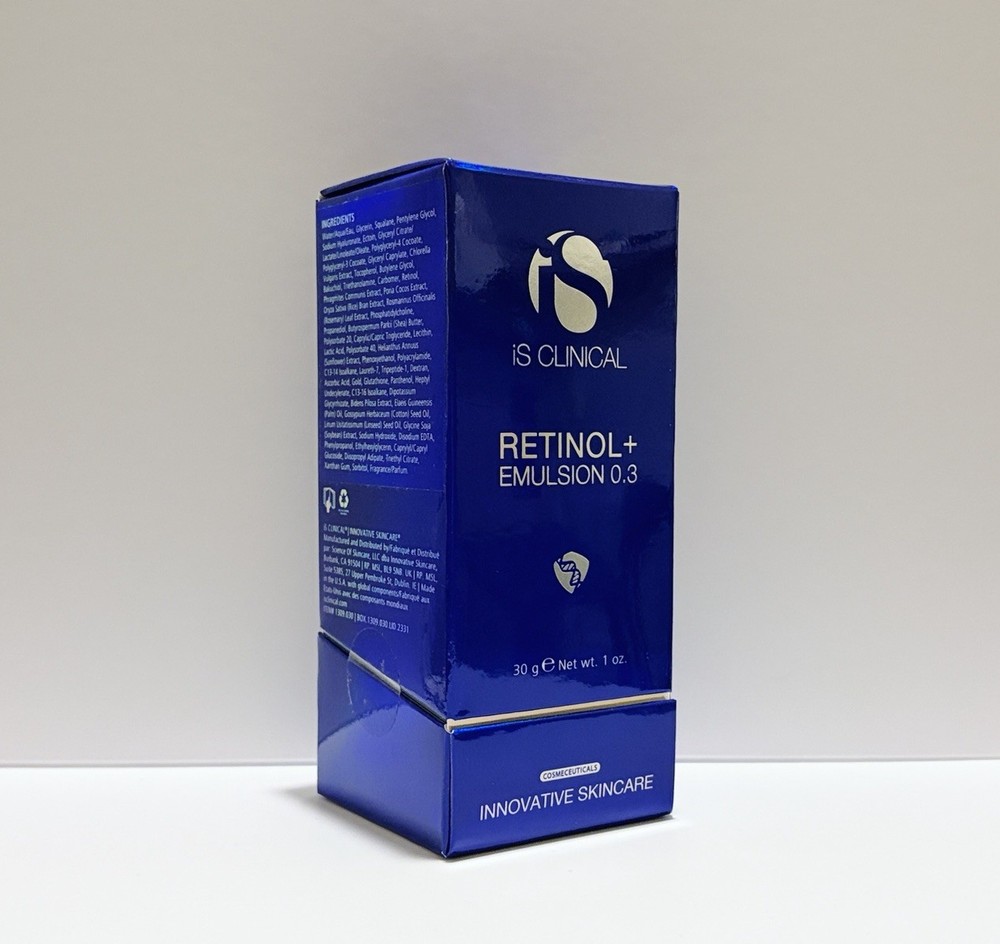 iS Clinical Retinol+ Emulsion 0.3 30g 1oz Anti-Aging Serum Exp 01/2028
