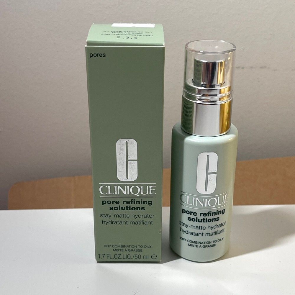 NEW in box RARE Clinique Pore Refining Solutions Stay Matte Hydrator 50ml