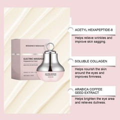 Electric Massage Eye Cream for Dark Circle, Firm and Smooth of Fine Lines,