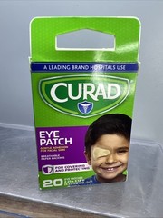 Curad Eye Patch, Non-Woven (Paper), 2.25 Inches X 3.12 Inches, 20 Count