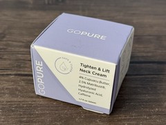 New & Sealed! Go Pure Tighten & Lift Neck Firming Cream 1.7 Oz 50ml Exp. 3/2028
