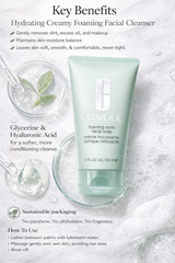 Clinique Foaming Sonic Facial Soap 5 oz / 150ml Fragrance Free Cleanser NEW