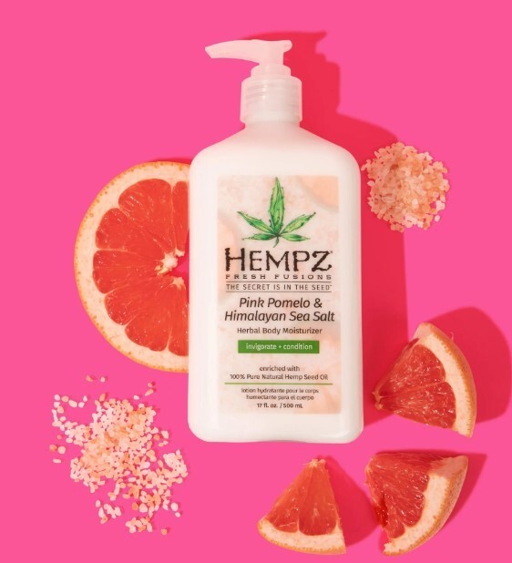 Hempz PINK POMELO & HIMALYAN SEA SALT Body Moisturizer After Tan Lotion 17oz