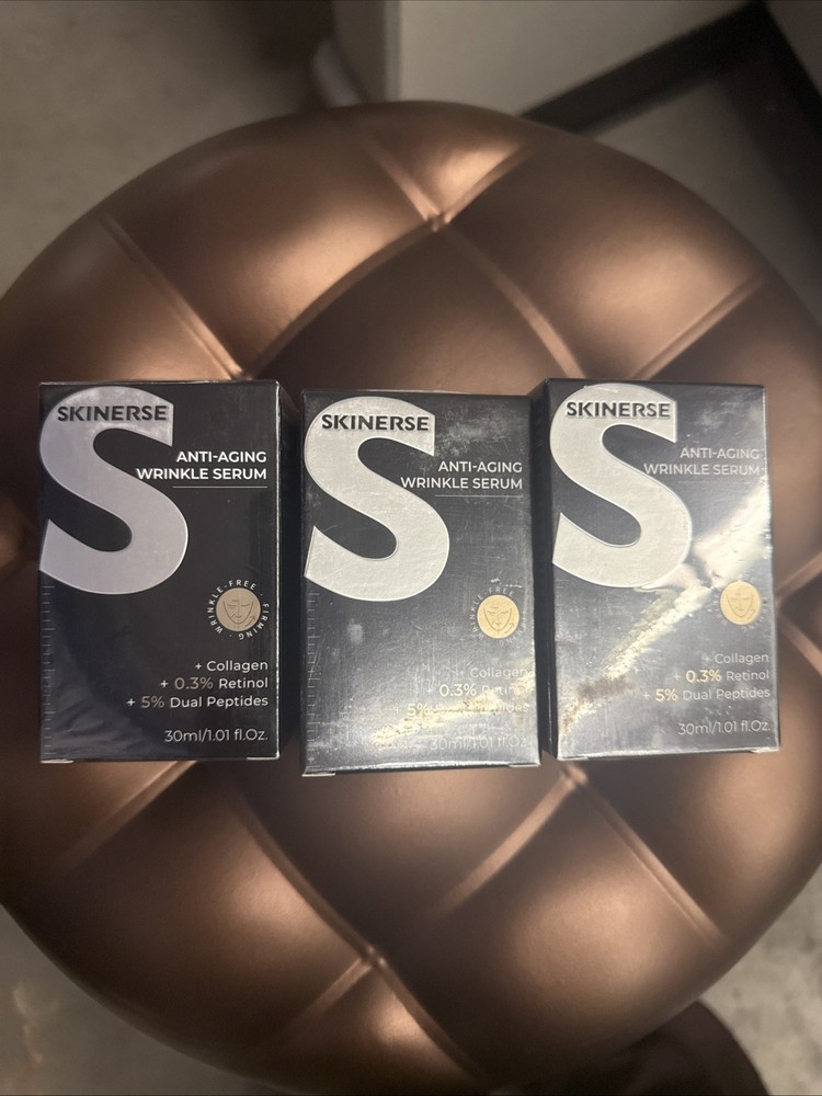 SKINERSE Anti-Aging Wrinkle Serum, Retinol Serum for Face 0.3% Retinoid Colla