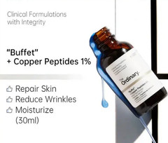 The Ordinary Multi-Peptide +Copper Peptides 1%, Anti-Aging Serum for Fine Lines