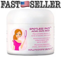Hollywood&rsquo;s Secrets Spotless Face Acne Treatment Mask 2oz (59gm) SEALED! FAST!