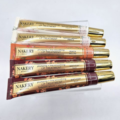 Nakery Beauty Lip Treatment Birthday Suit (2) Peach Bellini (1) Clear (2) 15mL