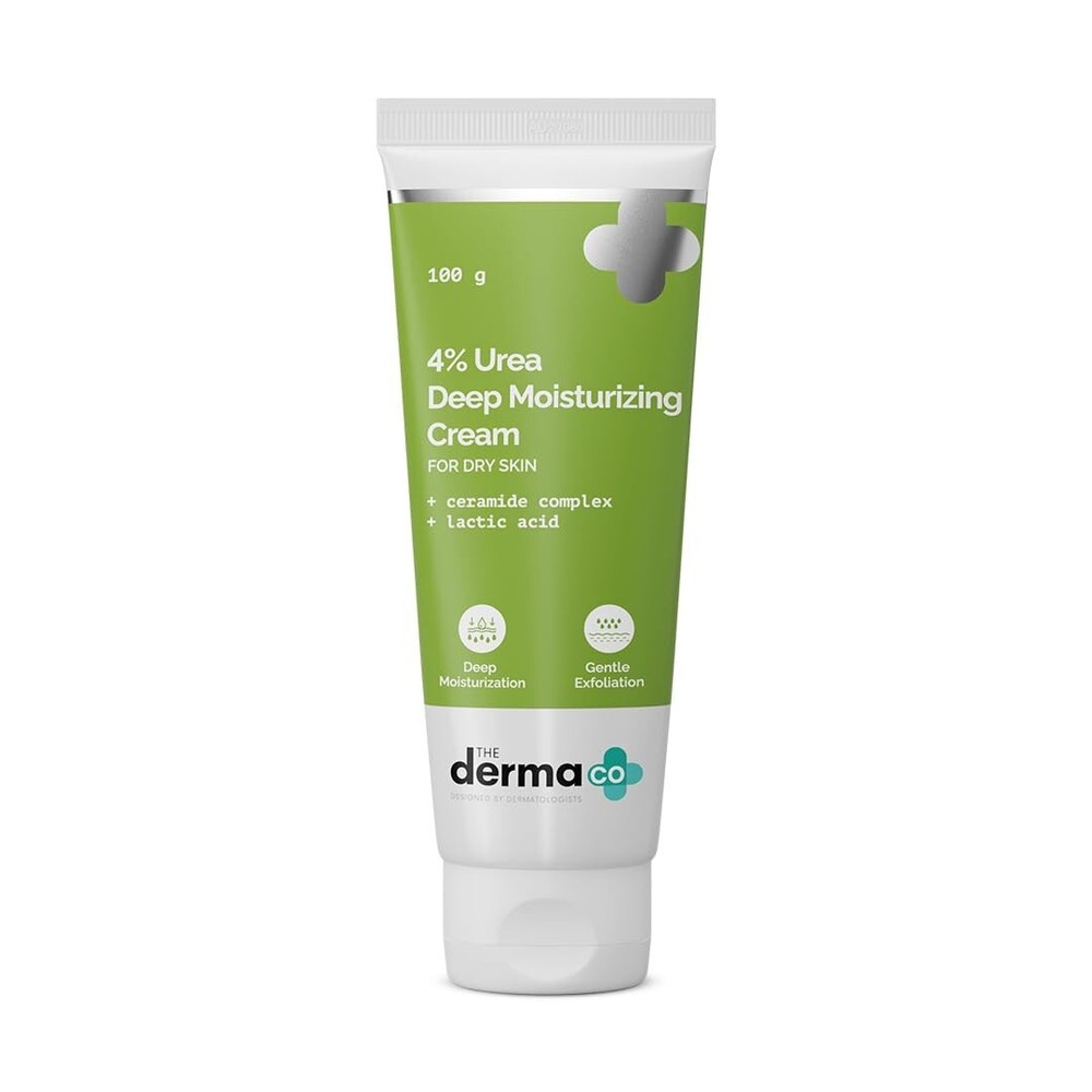 The Derma Co 4% Urea Deep Moisturizing Cream with Lactic Acid Dry Skin 100 gm