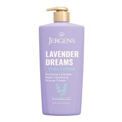 Jergens Shea Fusion Lavender Dreams Body Lotion, Shea Butter, 14 fl oz | Moistur