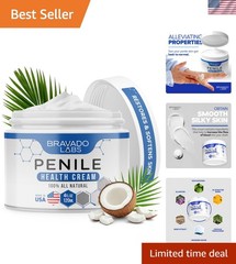 Natural Penile Health Creme for Men – 4oz Moisturizer Supporting Dry Skin Relief