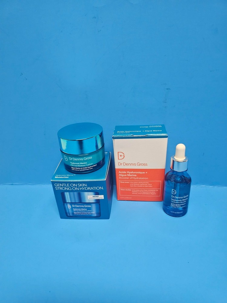 Dr. Dennis Gross Hyaluronic Marine Moisture Cushion oil free booster serum 12/26
