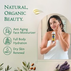 Ancient Greek Remedy Organic Face Moisturizer 3.4 Fl Oz (Pack of 1), Lavender