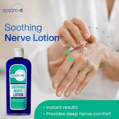Epsom-It Soothing Nerve Lotion – Epsom Salt Magnesium Lotion, Topical Magnesium