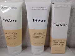 3pc TruAura Replenishing Body Lotion Hand Cream Body Wash READ DESCRIPTION