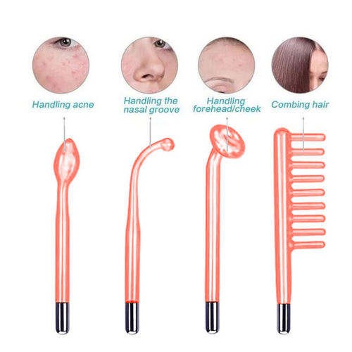 7-in-1 Facial Skincare Stick Replacement Electrode Glass Tube Set Care Tools