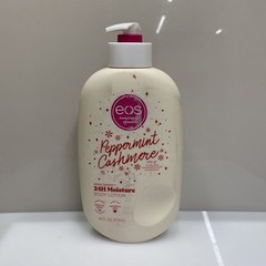 EOS Peppermint Cashmere Body Lotion, 24-Hour Moisture, 16 fl oz CRACKED PUMP