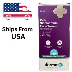 The Derma Co 10% Niacinamide Face Serum 30ml | For Acne-Prone Skin | US Ship