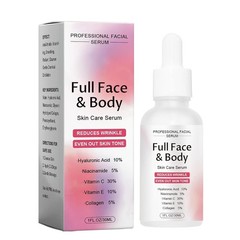 Finones Skin Vitamin Serum for Face and Body, 5 in 1 Anti Wrinkle Firming Ser