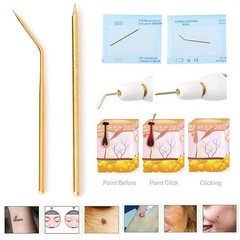 5 Pcs Fibroblast Plasma Pen Fading Spot Removal Tool Accessories Straight/Curved