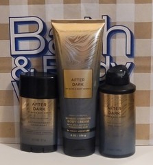 Bath & Body Works Men&rsquo;s Collection AFTER DARK Body Cream/Spray, & Deodorant