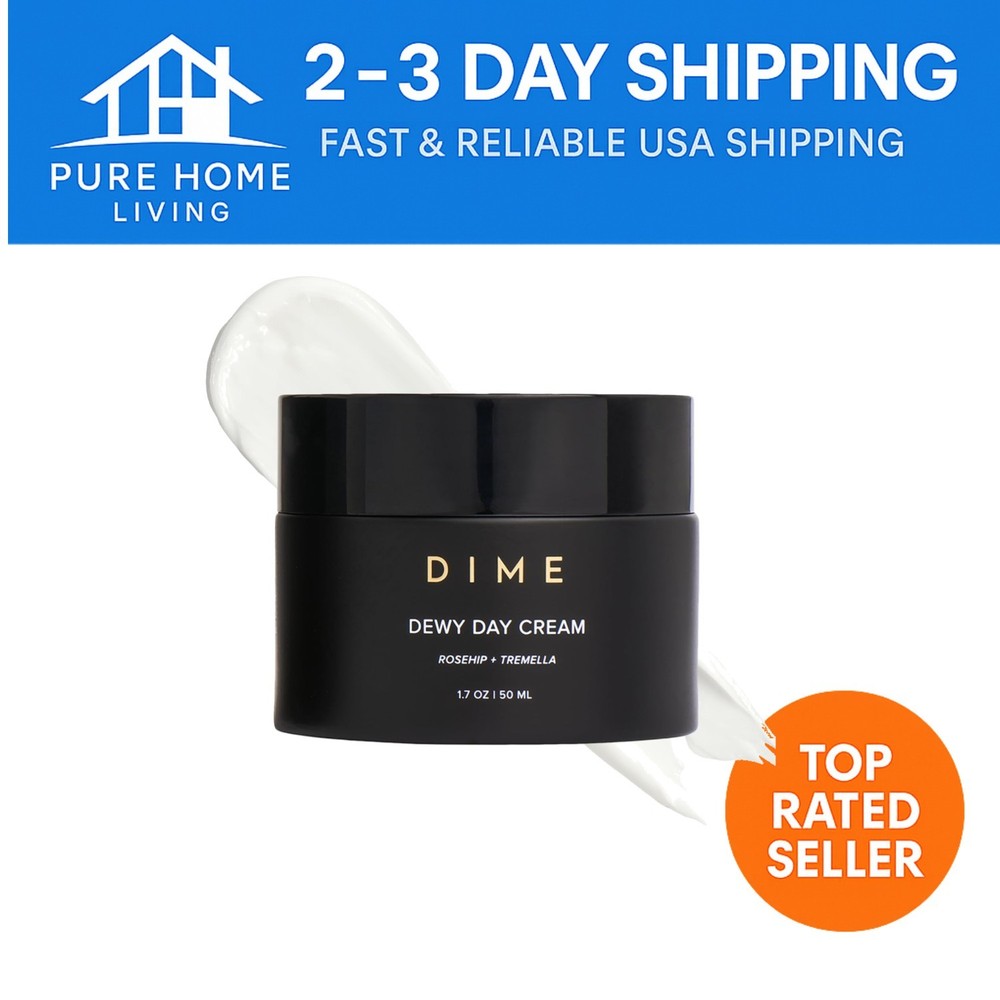 Beauty Dewy Day Cream: Hydrating Anti-Aging Moisturizer with Rosehip Oil, 1.7 oz