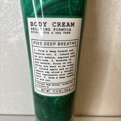 Body Cream Relaxing Formula Eucalyptus & Tea Tree By Five Deep Breaths, 11.5 oz