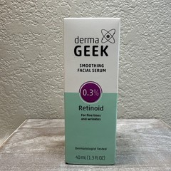 Derma GEEK Retinoid 0.3% Smoothing Facial Serum 1.3 fl oz SEALED FAST SHIP
