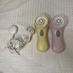 Clarisonic Mia 1 Facial Sonic Cleansing Device + Charger Pink & Yellow Lot Of 2