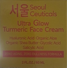 Korean Skin Care Turmeric Cream – Face Moisturizer for Dull Dry Skin – Korean…