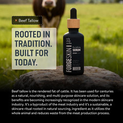 Forge Skin Men’s Anti-Wrinkle Night Face Serum Beef Tallow 50ml