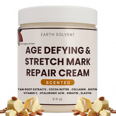 Raw Cocoa Butter Cream Triple Whipped Body Cream For Stretch Marks & Wrinkles