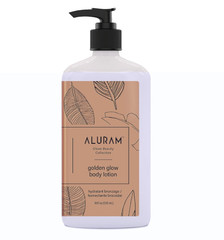 Aluram Golden Glow Body Lotion, Nourishing Radiance & 18 Fl Oz (Pack of 1)