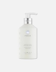 Ore Ageless Aloe Moisture Wash-exfoliating sugar cane and apple extracts.