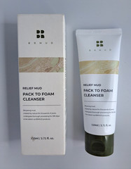 BRMUD Recovery Mud Pack to Foam Cleanser 110mL 3.71 fl Oz exp 2028