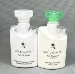 BVLGARI Eau Thé Vert Body Lotion & Nourishing Face Lotion 1.3 fl.oz Each New