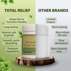4X Total Relief Mag Cream For ComfortFast-Absorbing MSM Arnica & Cream 4oz
