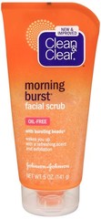 Clean and Clear Morning Burst Brightening Facial Scrub with Vitamin C, 5 oz