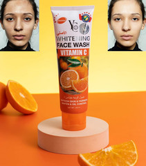 YC vitamin C whitening face wash remove dull skin & dark spots boost glow 100 ml
