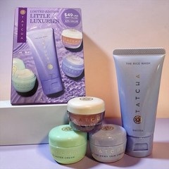 NIB~ Tatcha Little Luxuries 4 piece Limited Edition set Rice Water Cream Dewy