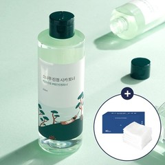 Round Lab Pine Calming Cica Toner 250ml + 40 Stretch Cotton Pads Korean Skincare